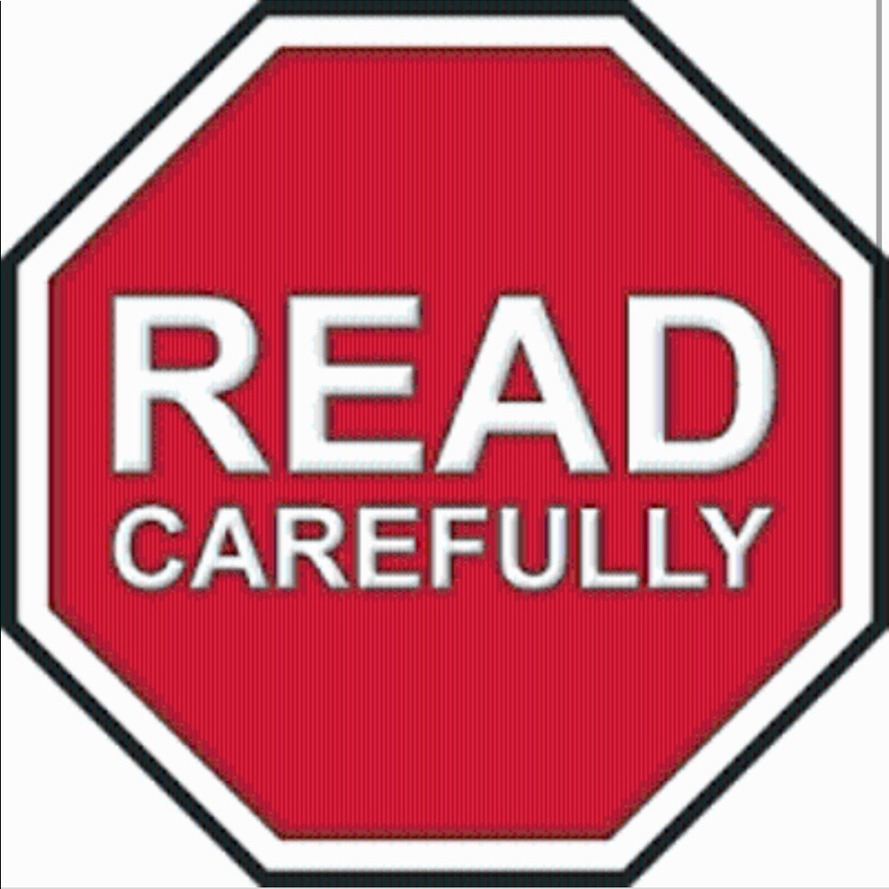 🚨Read carefully🚨